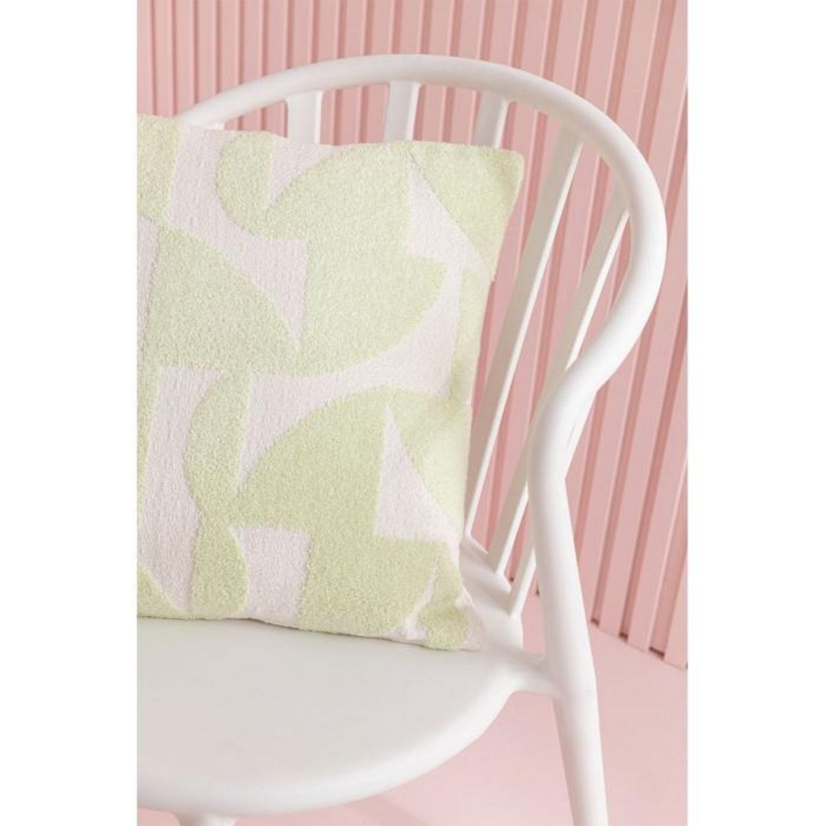 Paris Prix Coussin Déco  Géométrique  43x43cm Vert Menthe