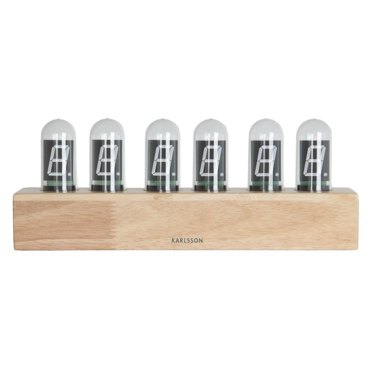 Karlsson Horloge à poser vintage base bois Cathode