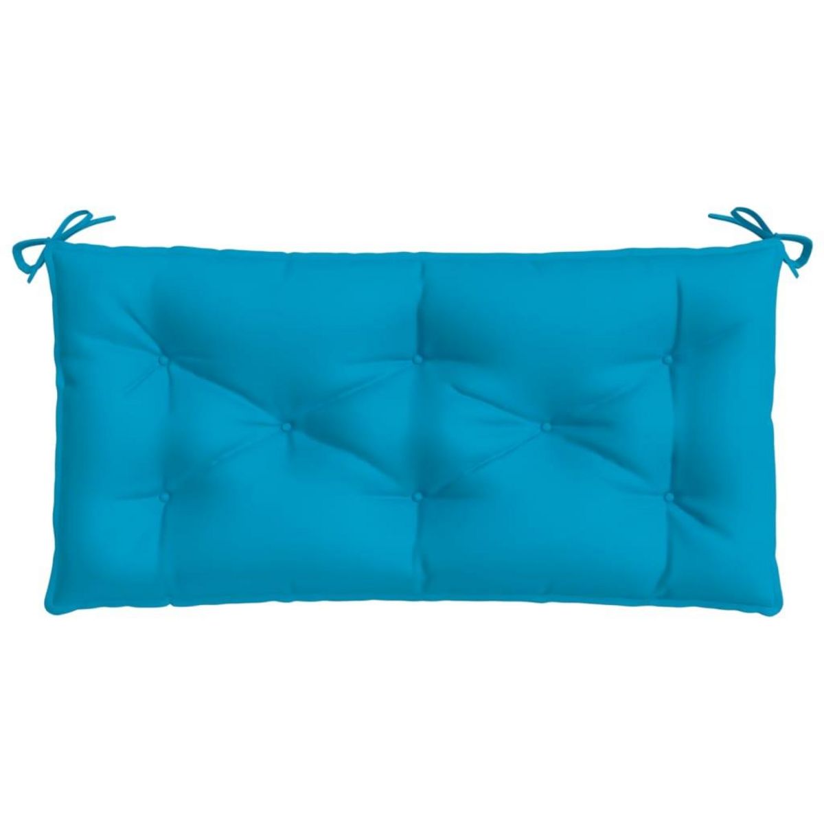 VIDAXL Coussins de banc de jardin lot de 2 bleu clair tissu Oxford