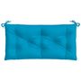Voir la diapositive 5 : VIDAXL Coussins de banc de jardin lot de 2 bleu clair tissu Oxford