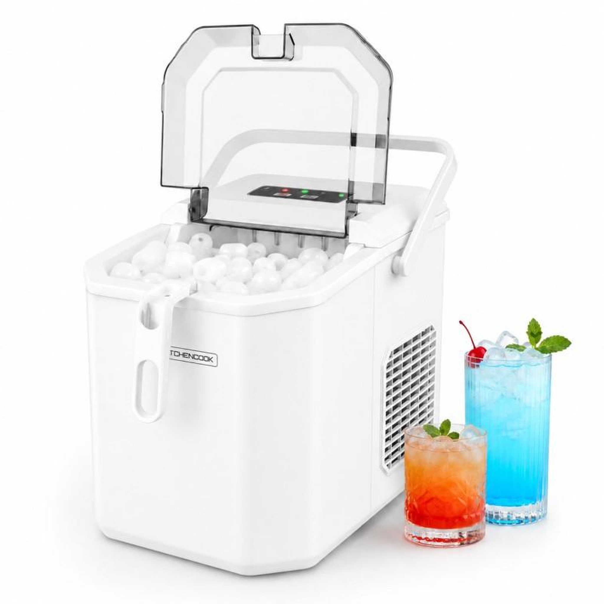 KITCHENCOOK Machine à glaçons blanche cubeo white de la marque kitchencook