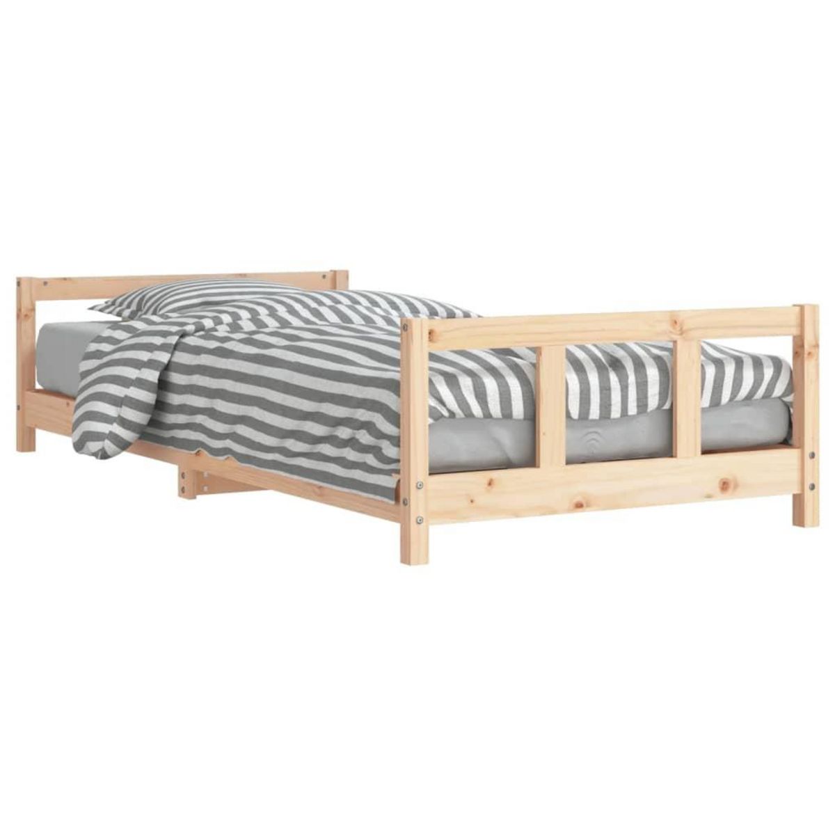 VIDAXL Cadre de lit pour enfants 90x200 cm bois de pin massif