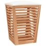 Voir la diapositive 2 : VIDAXL Tabouret de salle de bain 40,5x40,5x56 cm Bois massif de noyer