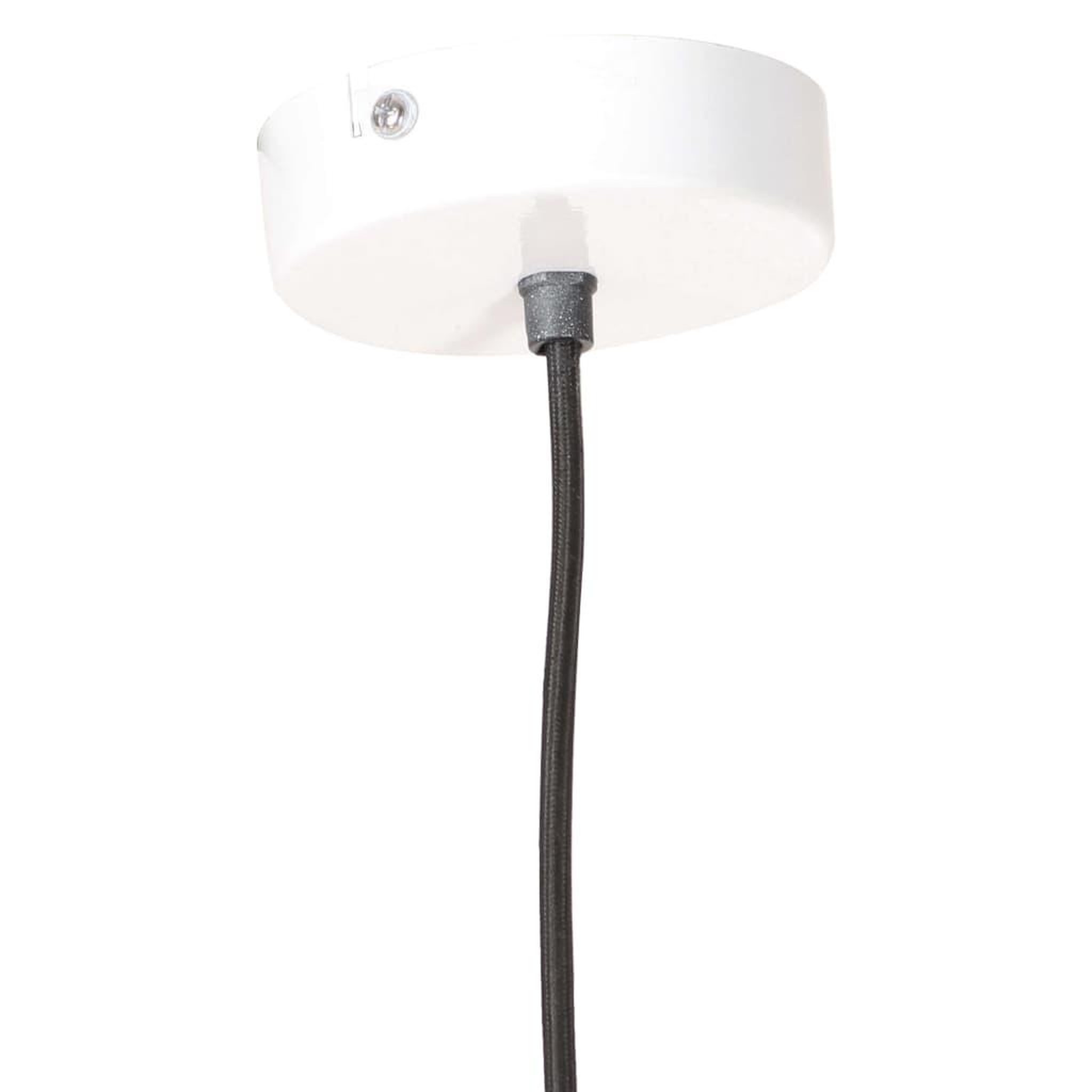 Voir la diapositive 5 : VIDAXL Lampe suspendue 25 W Blanc Rond 28,5 cm E27