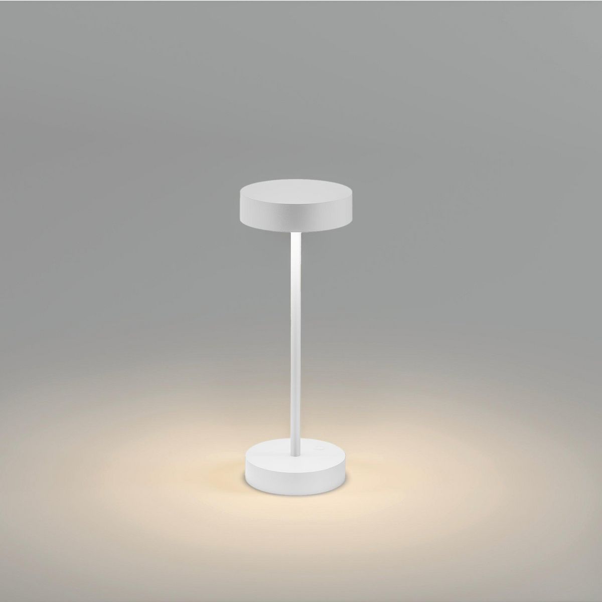 Lumisky Lampe LED design SANDY MINI Blanc Aluminium H25cm