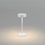 Voir la diapositive 3 : Lumisky Lampe LED design SANDY MINI Blanc Aluminium H25cm