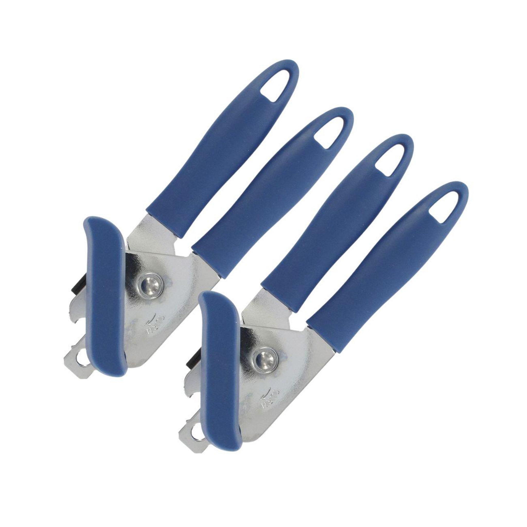 Fackelmann Set de 2 ouvre-boîtes en plastique et acier Fackelmann Elemental