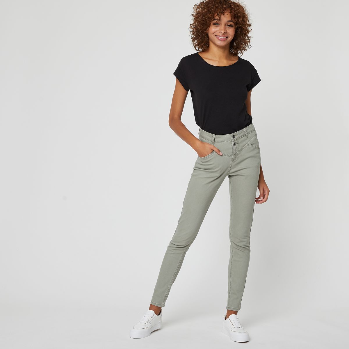 IN EXTENSO Pantalon slim femme