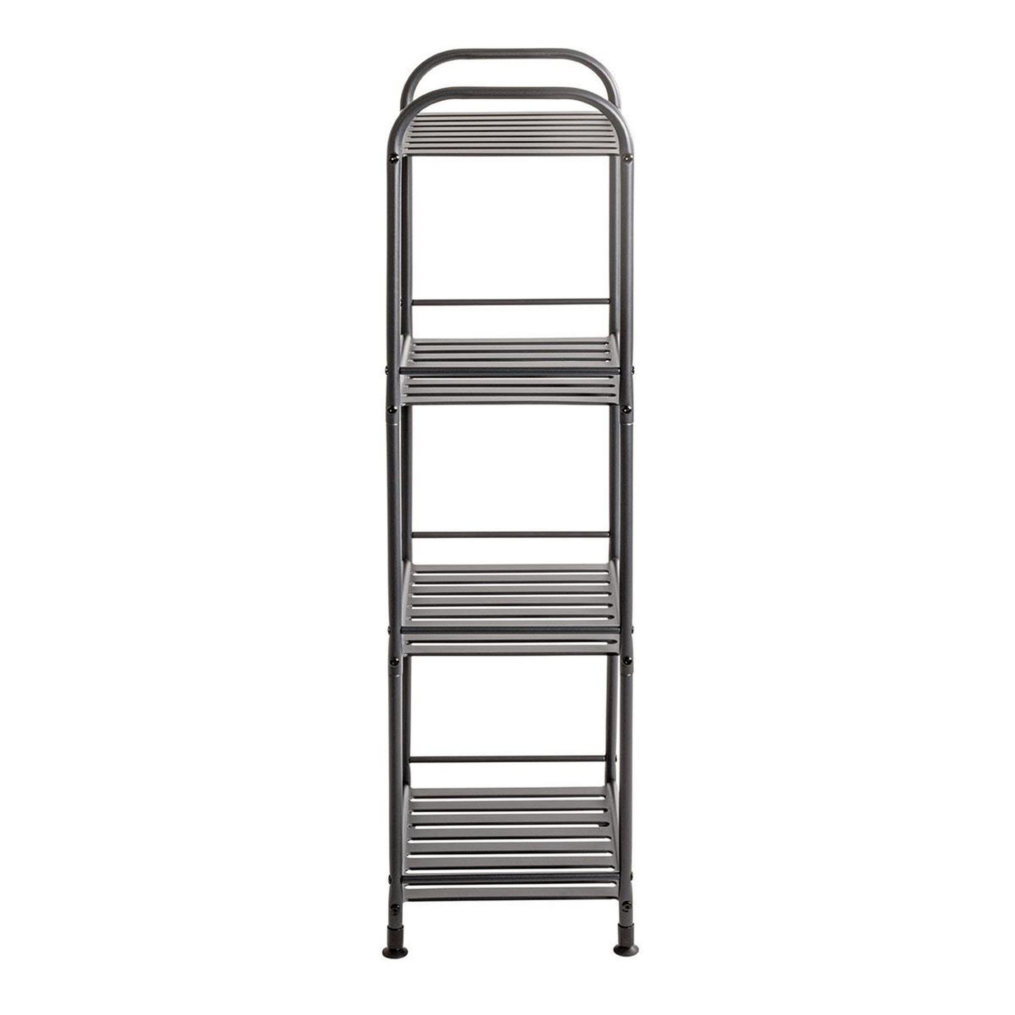 Voir la diapositive 3 : Paris Prix Étagère Design 4 Niveaux  Bonnie  108cm Anthracite