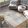 Voir la diapositive 1 : tectake Tapis design vintage à poils courts en laine synthétique et feutre beige/gris 160 x 230 cm