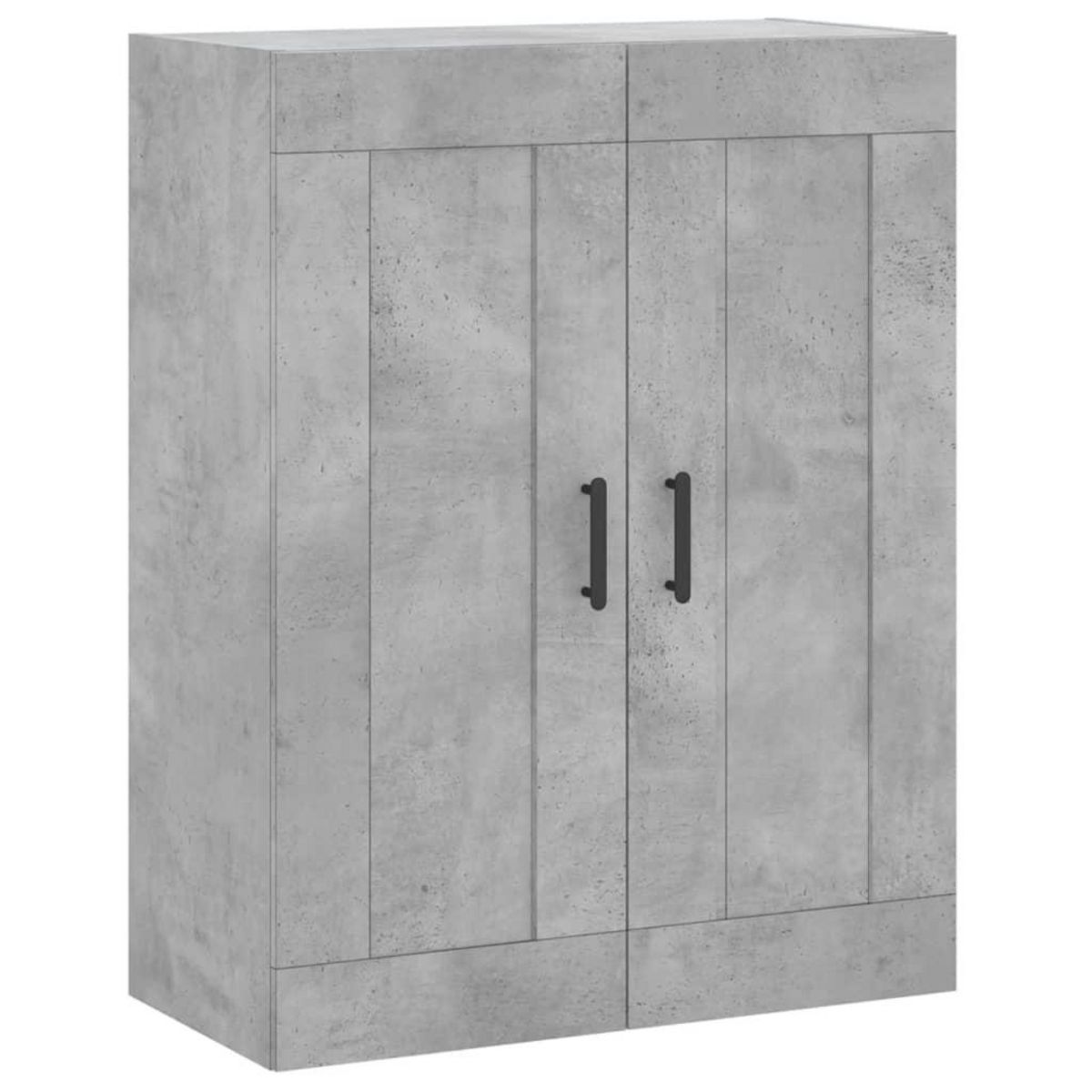 VIDAXL Buffet haut Gris beton 69,5x34x180 cm Bois d'ingenierie