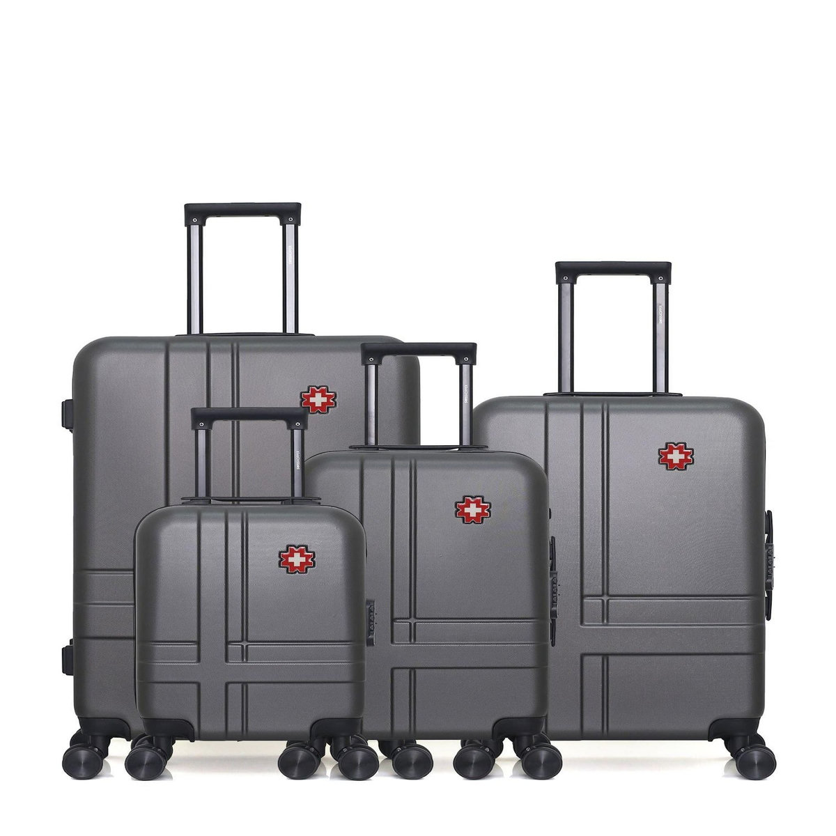 SWISS KOPPER SWISS KOPPER - LOT DE 4 - Valises grand format, weekend, cabine et cabine XXS USTER