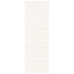 VIDAXL Store zebre beige marbre largeur du tissu 85,9 cm polyester