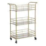 Paris Prix Desserte Design 3 Niveaux  Glamour  80cm Or