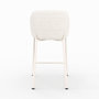 Voir la diapositive 2 : Rendez vous déco Lot de 2 chaises pour ilot central 65,5 cm, tissu texturé écru chiné-Bento