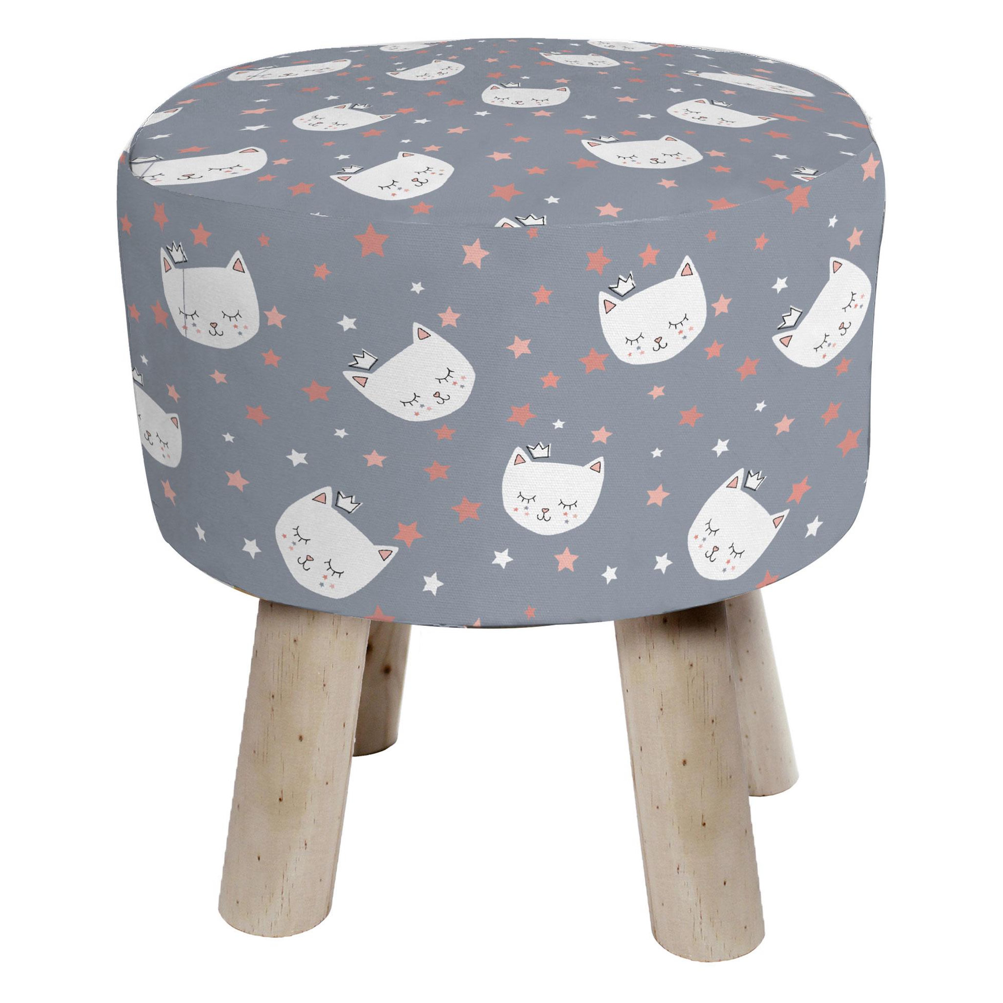 Eden Tabouret miaou tête de chat design et moderne