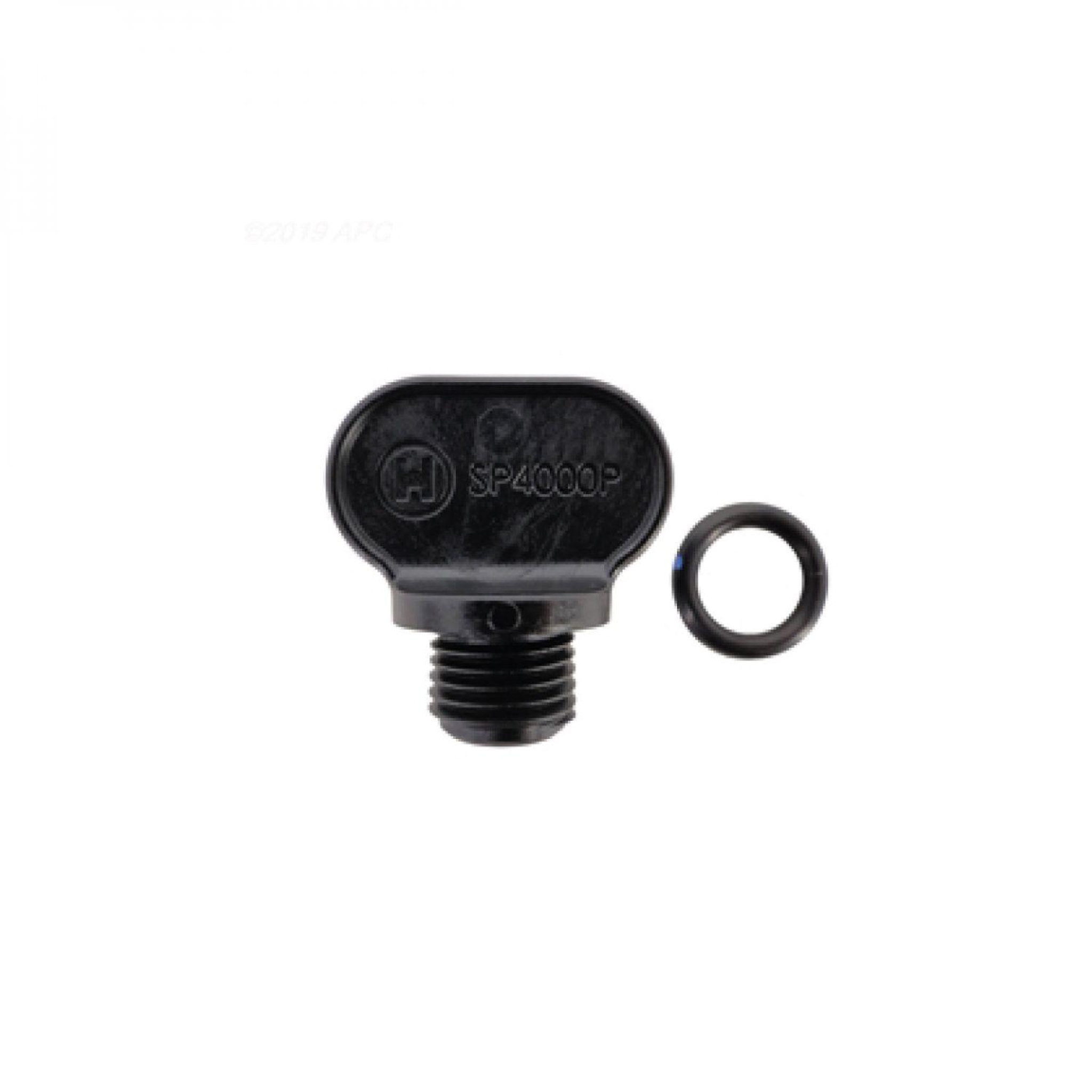 Hayward Bouchon de vidange pour pompe - Noir - SPX4000FG