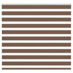 VIDAXL Store zebre marron 155x100cm largeur du tissu 150,9cm polyester