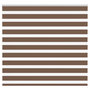 Voir la diapositive 1 : VIDAXL Store zebre marron 155x100cm largeur du tissu 150,9cm polyester