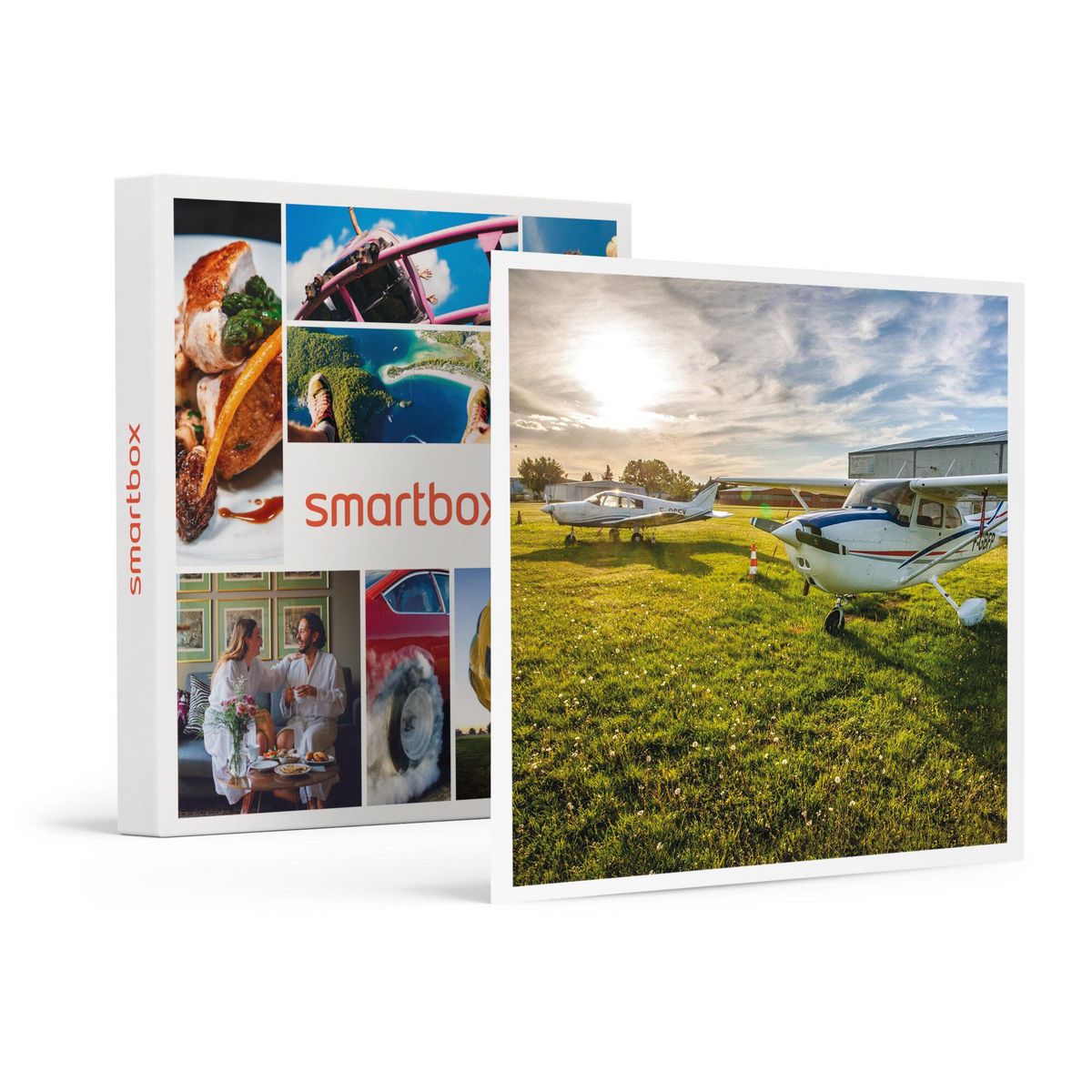 Smartbox Vol d'initiation de 30 min avec prise de commandes pour 2 personnes près de Paris - Coffret Cadeau Sport & Aventure