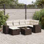 Voir la diapositive 1 : VIDAXL Salon de jardin avec coussins 7 pcs marron resine tressee