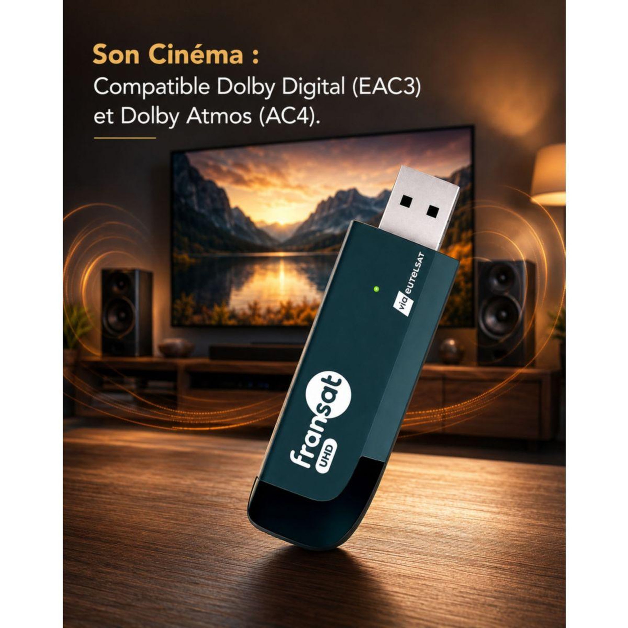Voir la diapositive 4 : CGV Décodeur satellite e-stick 4k