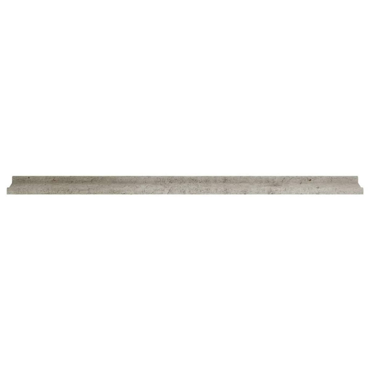 VIDAXL Etageres murales 2 pcs Gris beton 115x9x3 cm