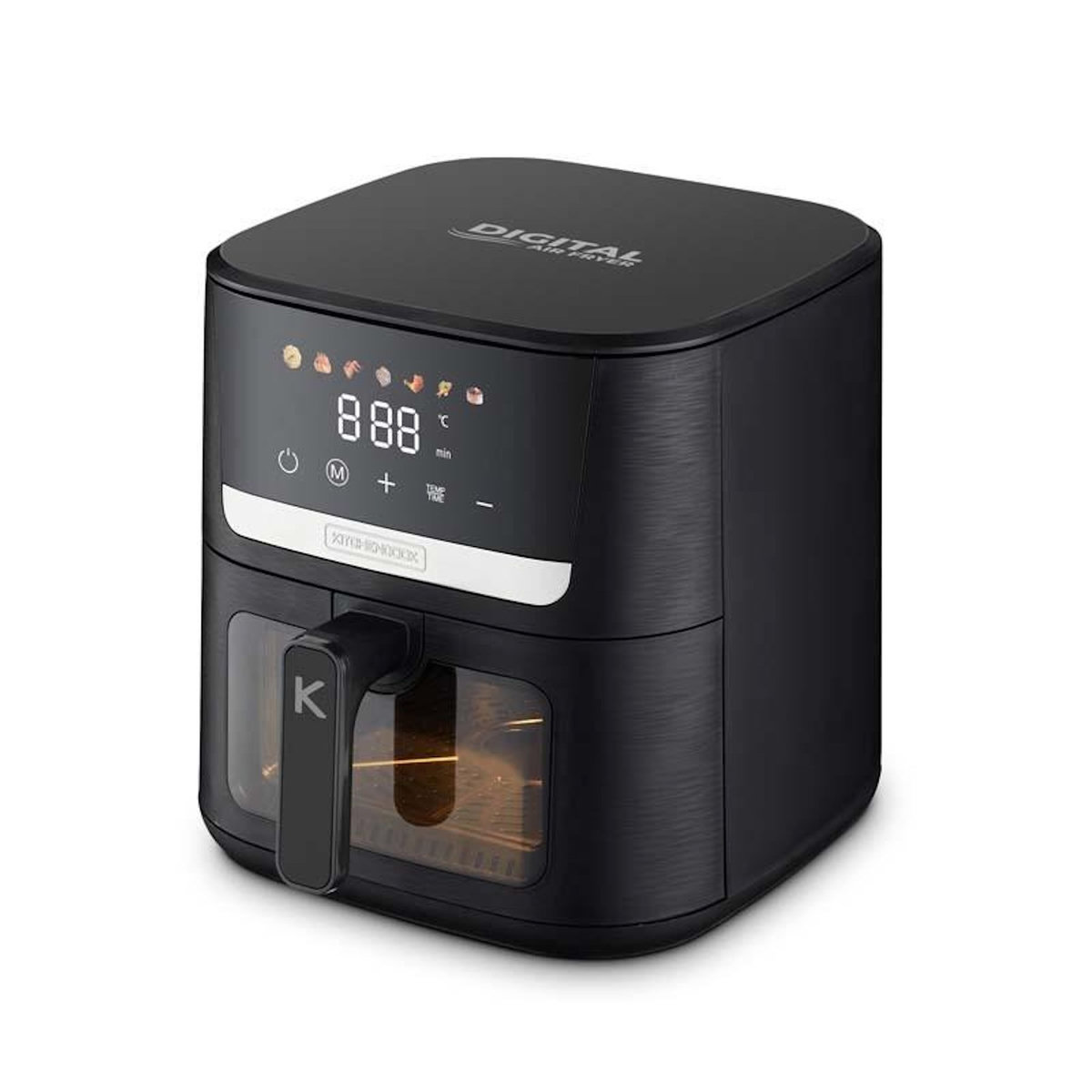 KITCHENCOOK Kitchencook - Airmed 7w - Friteuse à Air 7l Avec Fenêtre - 7 Programmes - 1600w