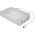 Icy Box Boîtier Disque Dur Externe ICY BOX IB-AC705-6G USB 3.0 Blanc