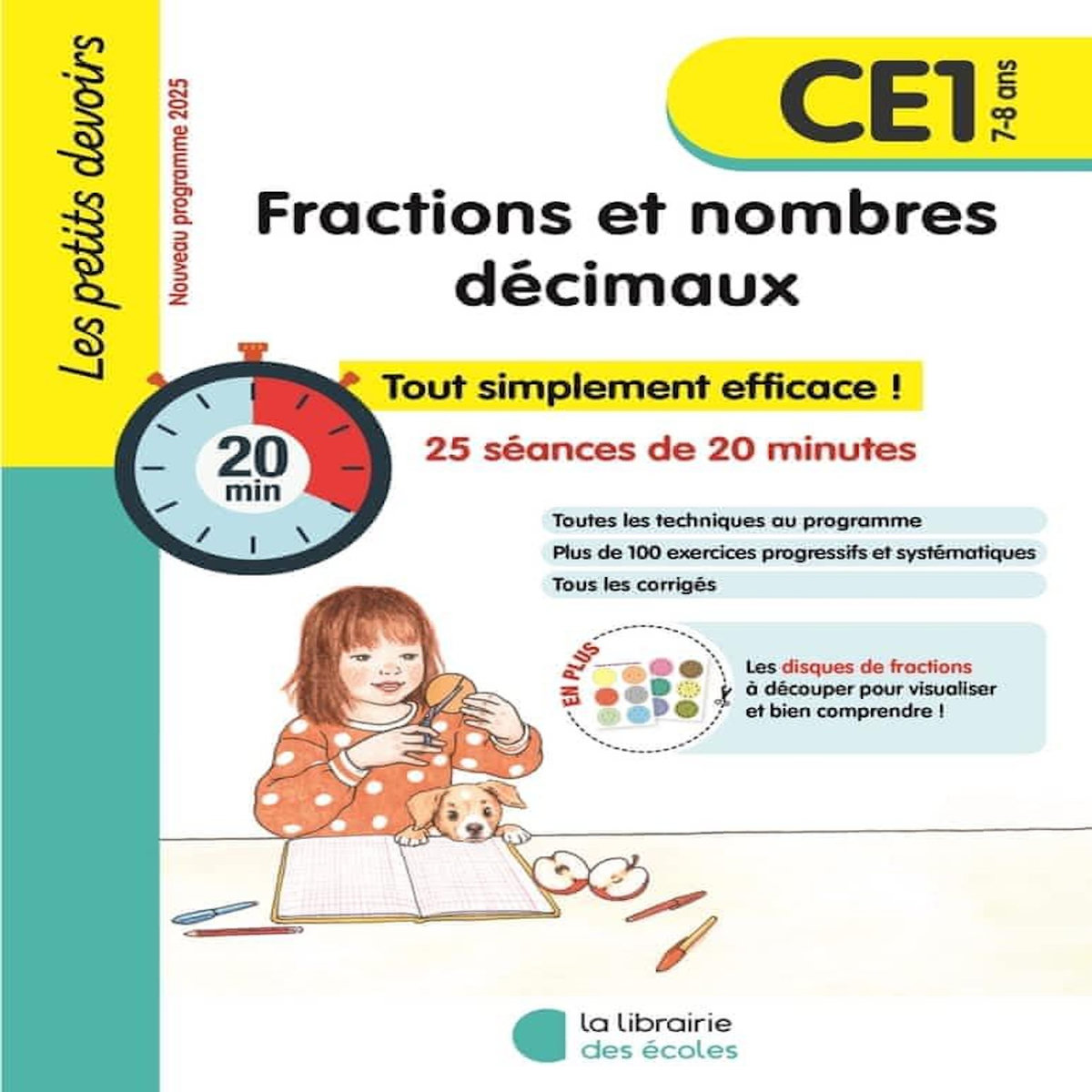 FRACTIONS CE1. 34 SEANCES DE 20 MINUTES, Moreau Laura