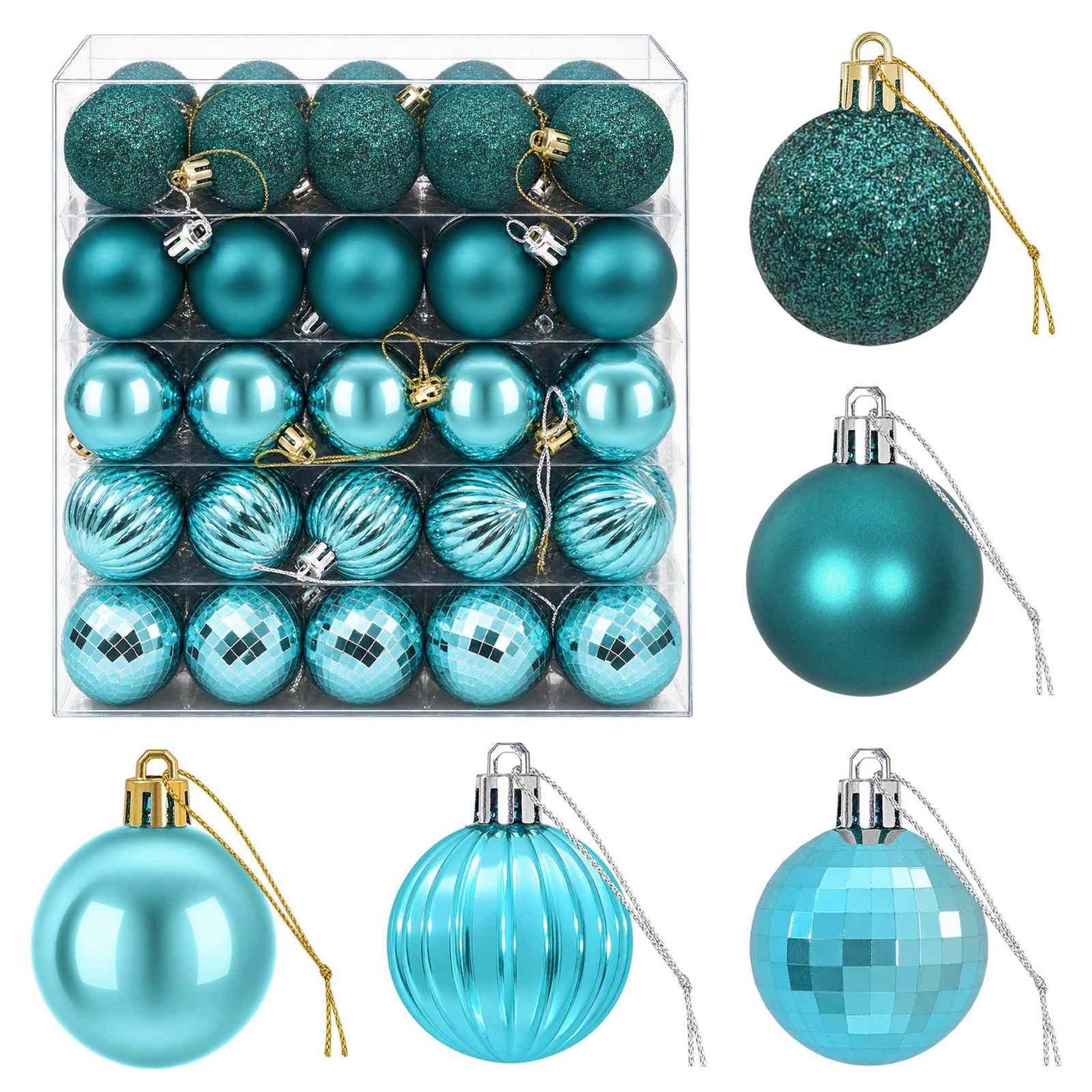 VIDAXL Ensemble de boules de Noël 100 pc Vert 4 cm Polystyrene