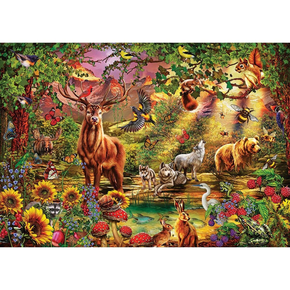 Art Puzzle Puzzle 1000 pièces : Forêt Magique