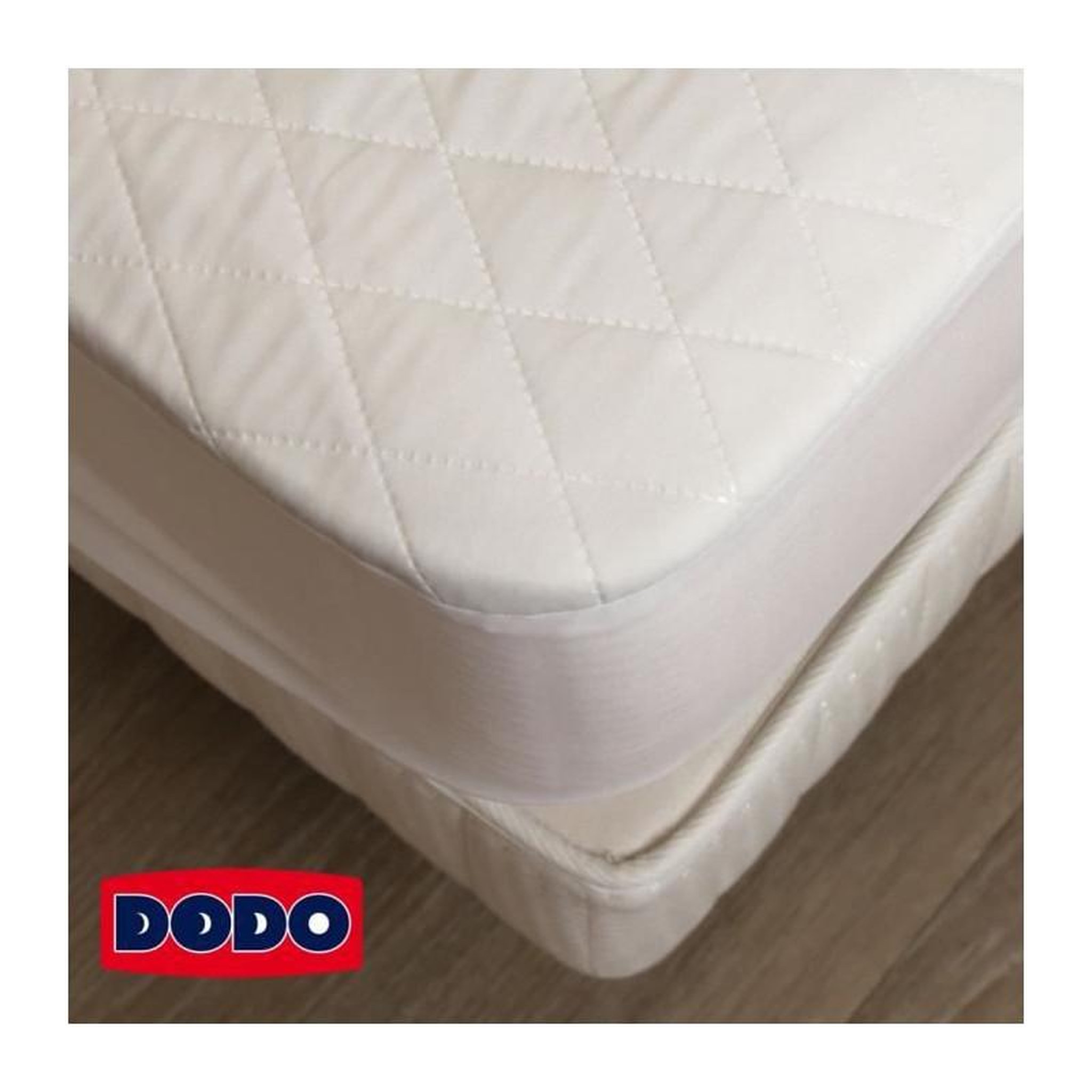 Voir la diapositive 2 : DODO DODO Protege matelas Aalborg - Matelasse et impermeable - 180x200 cm