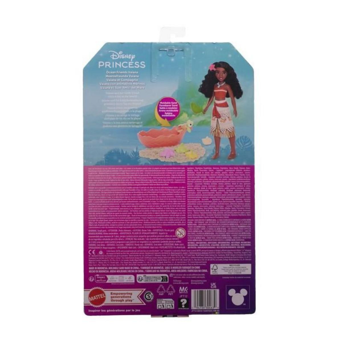 DISNEY PRINCESS Disney - Poupée Vaiana et Compagnie avec accessoires - Disney Princess - JFT12