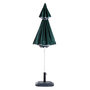 Voir la diapositive 6 : OUTSUNNY Parasol abri solaire ?2,1 x 2,22H cm protection UPF 50 +  sac transport fourni vert foncé