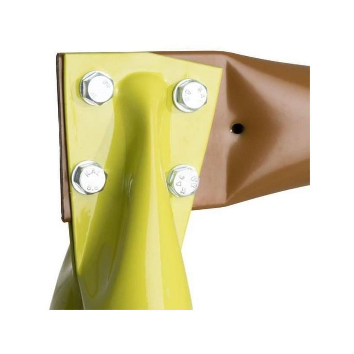 Trigano TRIGANO Portique MIRAPOU en metal - 2,20 m - 2 balancoires + 1 face a face + 1 nacelle