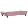 Voir la diapositive 5 : VIDAXL Lit pour chien rose 100x50x21 cm velours