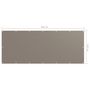 Voir la diapositive 5 : VIDAXL Ecran de balcon Taupe 120x300 cm Tissu Oxford