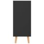 Voir la diapositive 4 : VIDAXL Buffet noir brillant 90x30x72 cm bois d'ingenierie