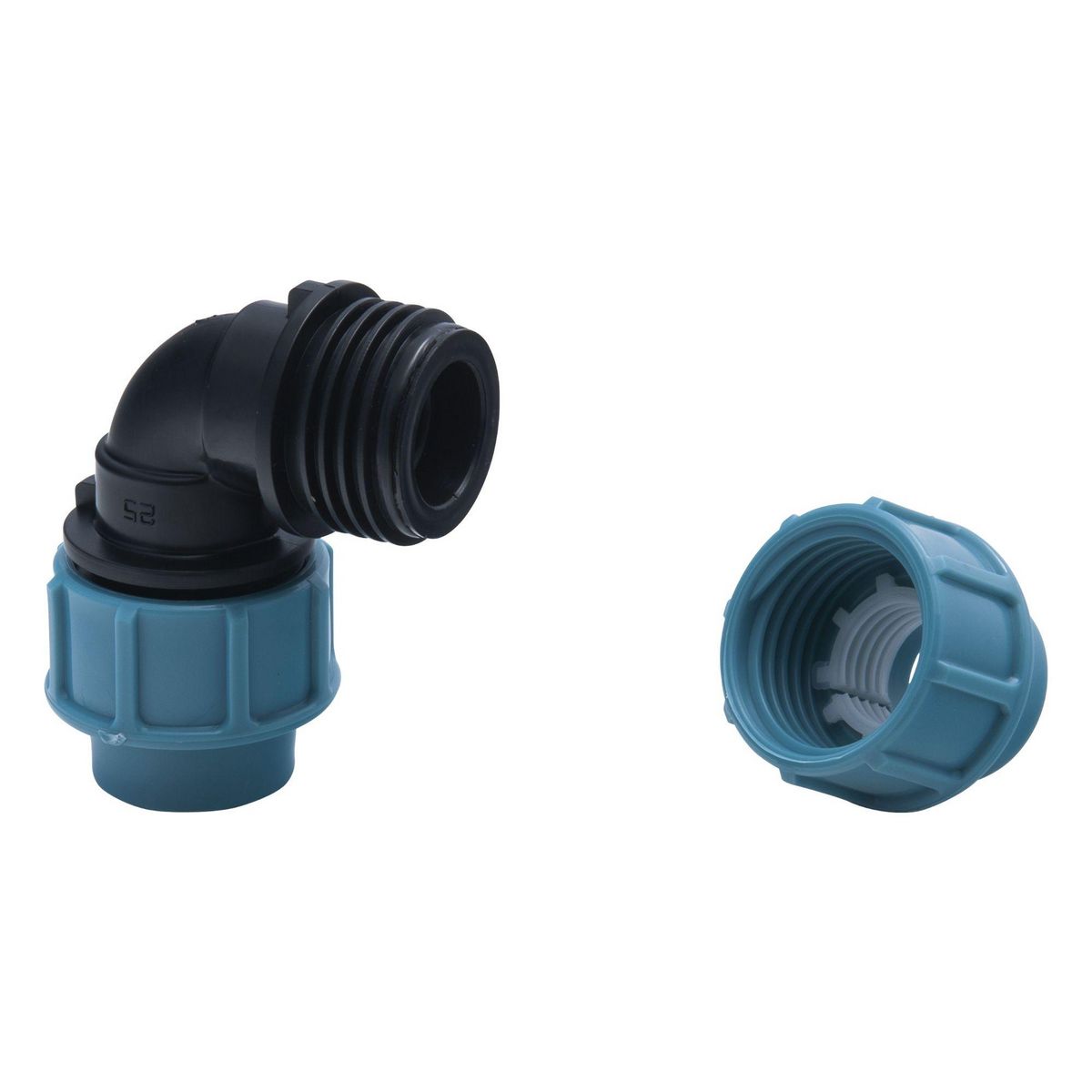 Jardibric Raccord coudé 16b d25 plymouth