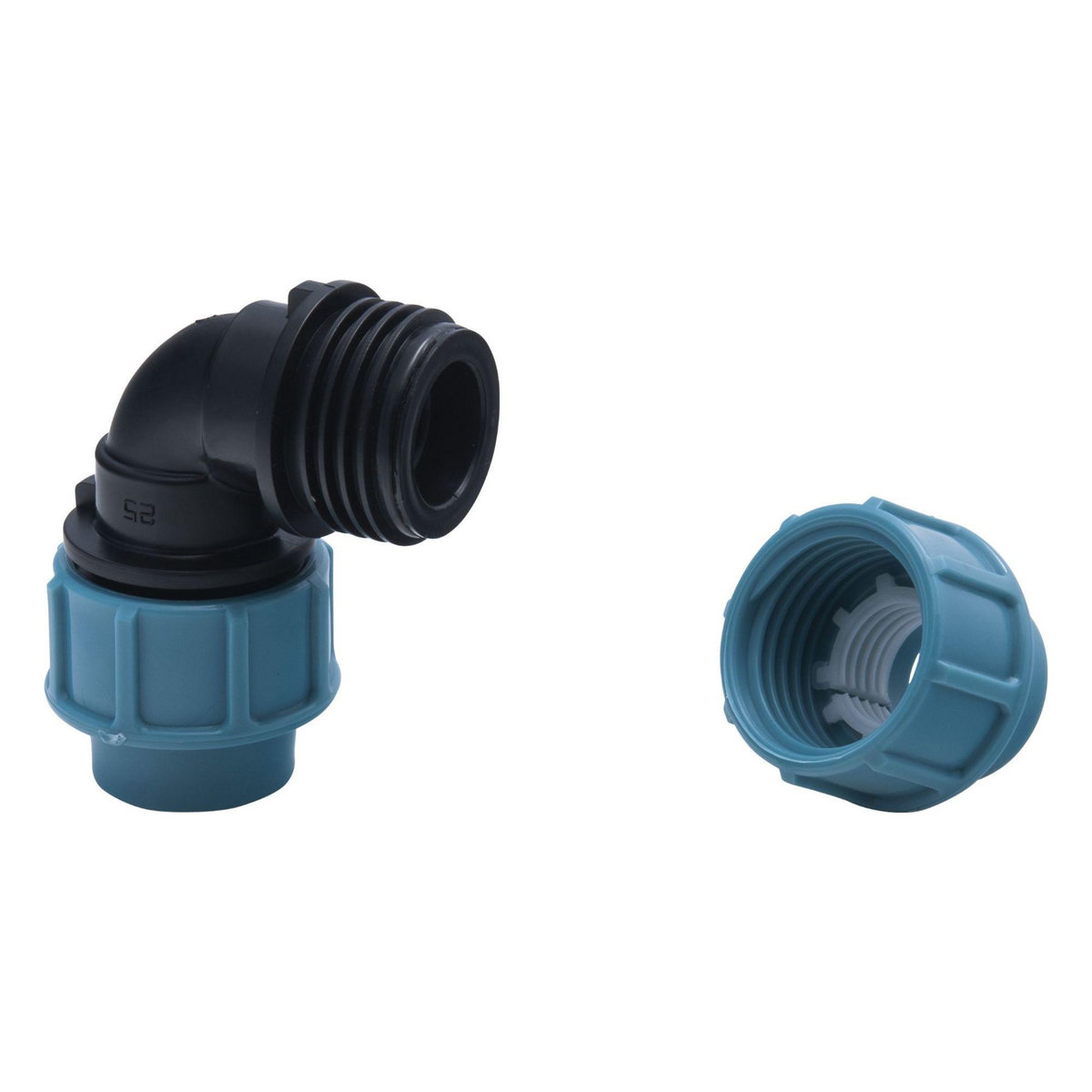 Jardibric Raccord coudé 16b d25 plymouth