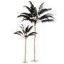 Voir la diapositive 2 : Paris Prix Arbre Déco en Métal  Plumes  120cm Or & Noir