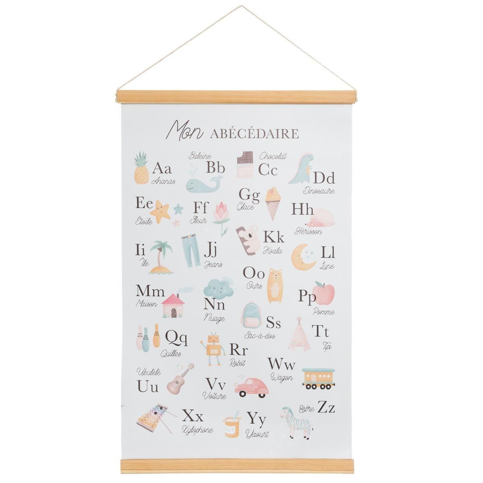 Voir la diapositive 1 : Atmosphera Kids Décoration murale enfant  bi face  60cm multicolore