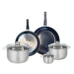 ELO Ensemble de 2 Poêles de cuisson 28 et 32 cm et 3 faitouts 12, 20 et 24 cm Elo Prima Brillant