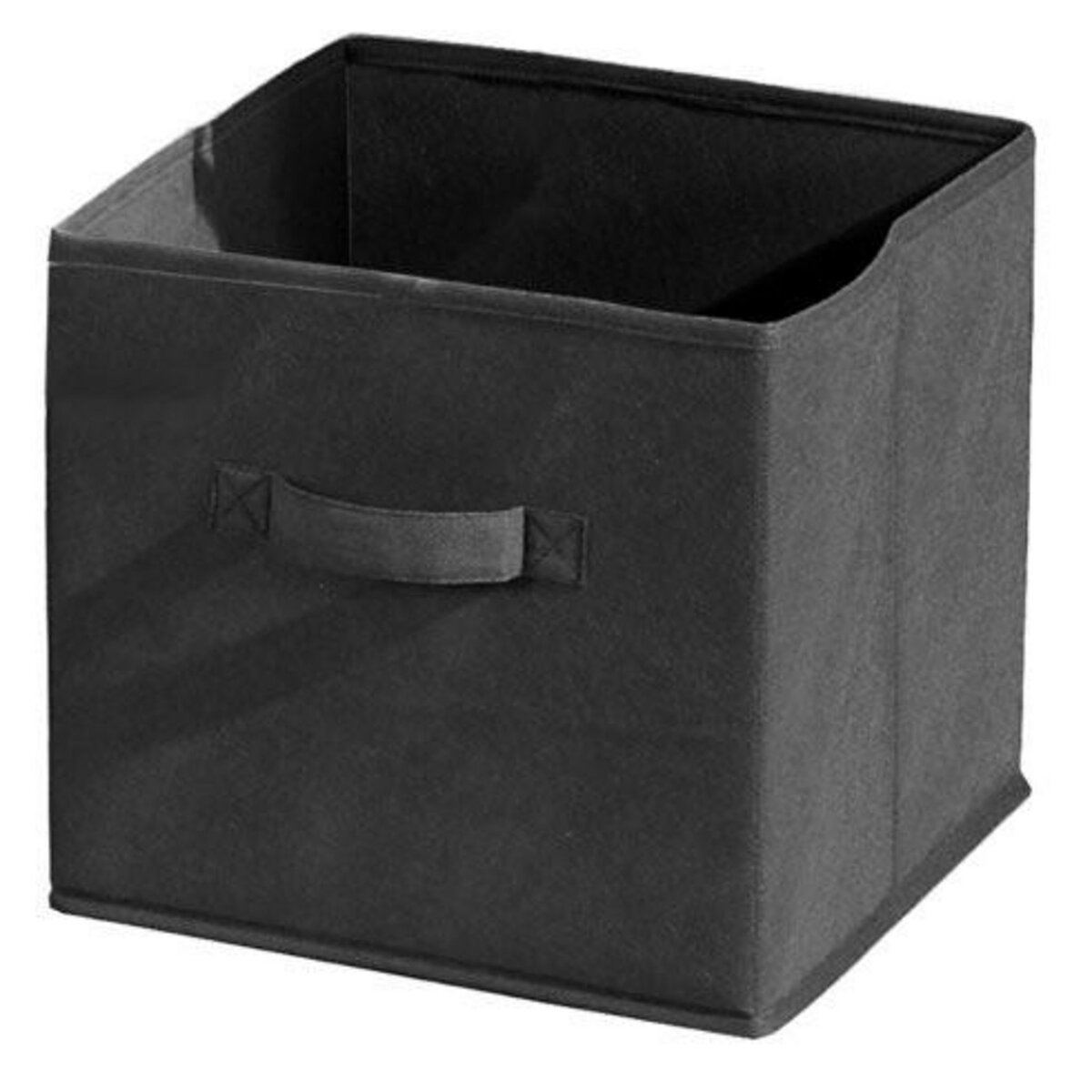 Boîte de rangement intissée gris