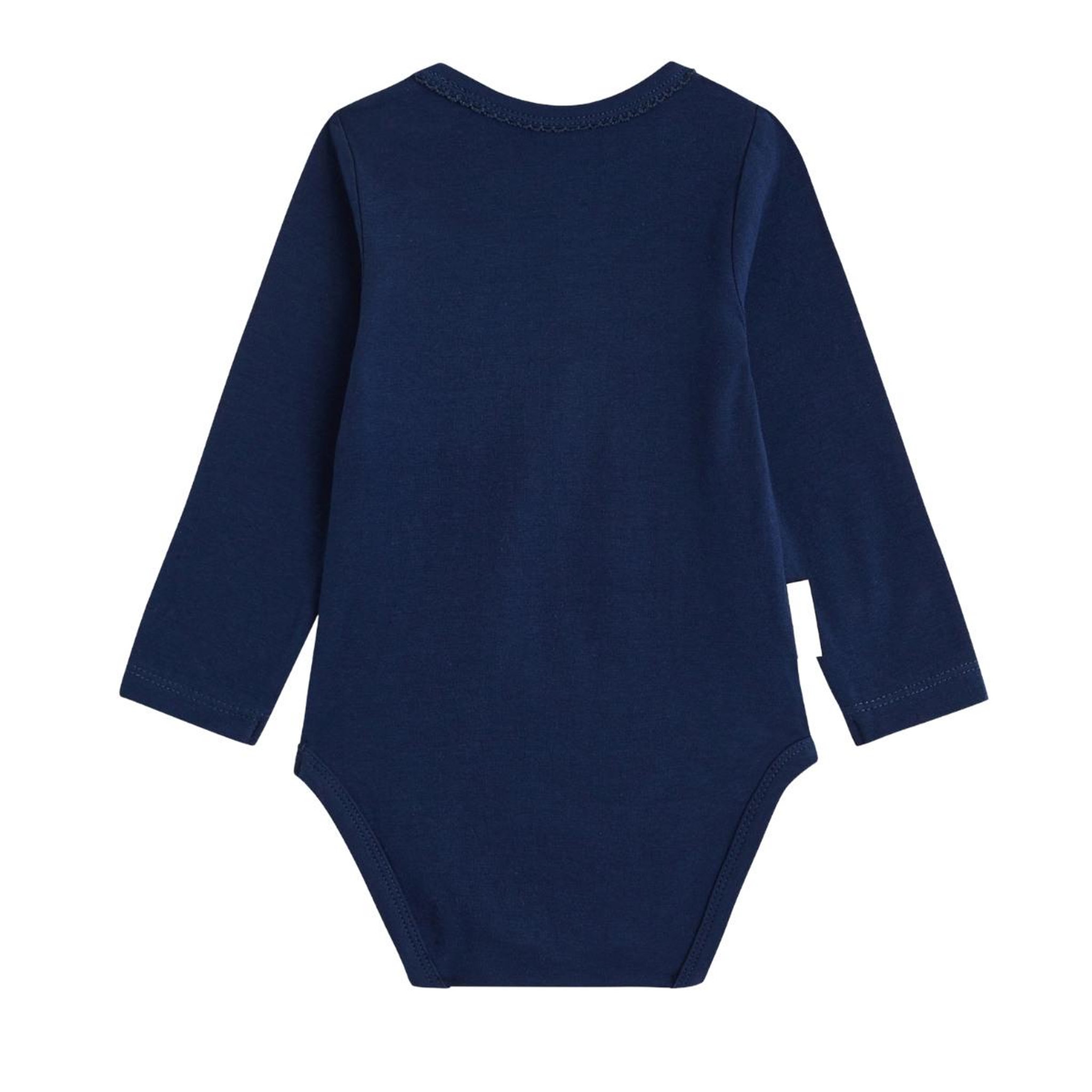 Voir la diapositive 3 : PETIT BEGUIN Lot de 2 bodies bébé manches longues ollie