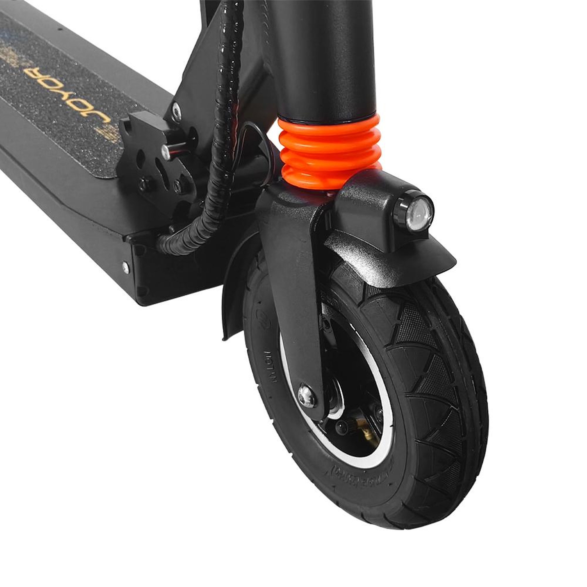 Voir la diapositive 6 : JOYOR Trottinette électrique JOYOR F5, légère et pliable, idéale pour les trajets domicile-travail, noire.