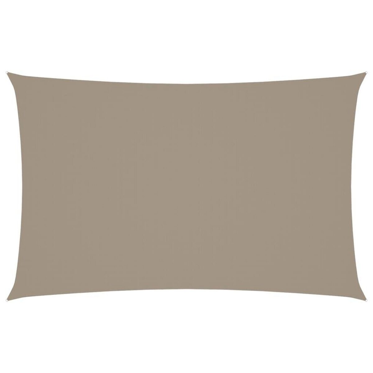 VIDAXL Voile de parasol tissu oxford rectangulaire 5x8 m taupe