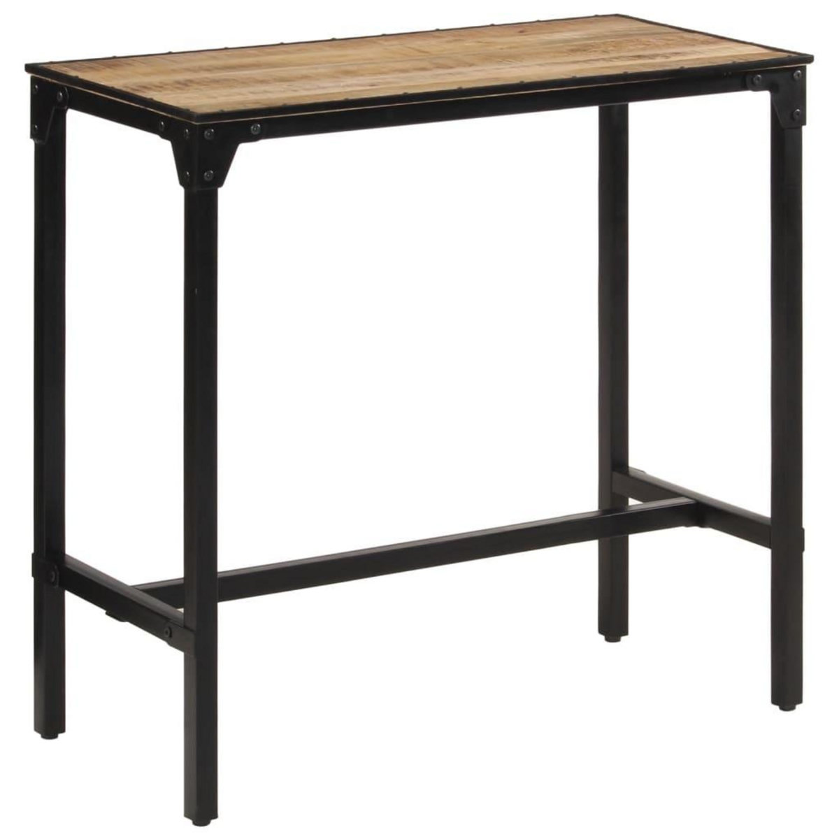 VIDAXL Table de bar 110x55x107 cm bois de manguier massif brut