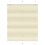 VIDAXL Store plisse creme 105x150cm largeur du tissu 104,4cm polyester